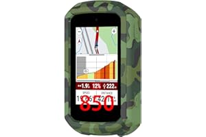 GIOPUEY Funda Compatible con Garmin Edge 850/Garmin Edge 550, Ultradelgado Silicona Case Cover, Anti-caída, Portátil - X
