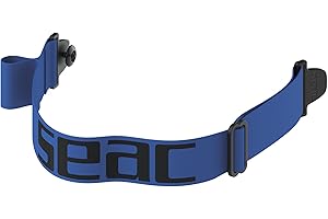SEAC Unisex Fabric Strap Flex Soft Fabric Flex Mask Strap for Diving and Snorkelling Masks