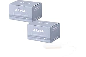 MY ALMA Tampones Sin Aplicador Regular - Algodón 100% Orgánico - Hipoalergénicos y Transpirables - Flujo Moderado, Máxima Protección - Fabricados en Europa