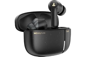 boAt 2026 Launch Airdopes Prime 800D, Surround Sound by Dolby Audio, 45H Battery, Quad Mic AI-ENx™, 11mm Drivers, ASAP™ Charge,App Support Wireless Bluetooth TWS Earbuds with mic(Black Raven)