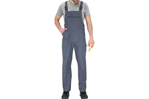 BWOLF Slater Men's Dungarees | Work Trousers with Bib | Work Bib and Brace Overalls Men | Protective Dungarees | All Seasons