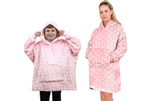 Allen & Mate Hoodie Blanket Ultra Soft Sherpa Fleece Oversized Warm Sweatshirt