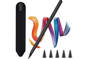 FUWANG Karfun Stylus Pen for iPad Apple 2018-2025, Tablet Pencil with 15 Minutes Fast Charging for iPad 10/9/8/7/6th Gen,i Pad Pro 11/12.9 inch, iPad mini 6/5th/ Air 3/4/5, Tablet Pen (Black Button Switch)