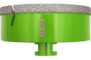 FACHLICH Broca Porcelanico de Diamante - 115MM M14 Vacío Soldadura para Perforación en Seco Porcelana Azulejo Granito Mármol