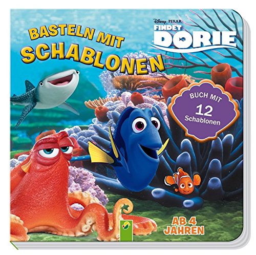 Preisvergleich Produktbild Findet Dorie - Basteln mit Schablonen: Buch mit 12 Schablonen