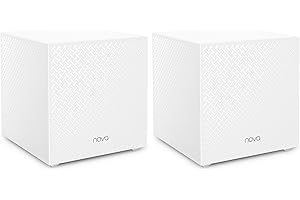 Tenda Nova Mesh WiFi System MW12 – deckt bis zu 4000 m² ab – Tri-Band AC2100 Whole Home WiFi Mesh System – Gigabit Mesh Router für 100+ Geräte – Dual-Band Mesh Netzwerk – 3 Gigabit-Ports – 2er-Pack