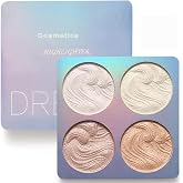 Aputue Fosforlu Makyaj Paleti, 4 Renk Işıl Işıl Parlak Highlighter, Uzun S&uuml;re Dayanıklı Su Ge&ccedil;irmez Işıltılı Highlighter, Y&uuml;z