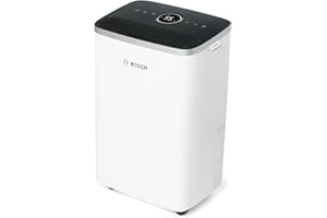 BOSCH THERMOTECHNIK Bosch Dry 4000 - Déshumidificateur - Facile. Efficace. Silencieux. Pour la maison et la chambre - Pour jusqu'à 33m² - Séchage rapide du linge