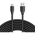 Anker, Powerline USB 3.0 to USB C Charger Cable (10ft) with 56k Ohm Pull-up Resistor for Samsung Galaxy Note 8, S8, S8+, S9, Oculus Quest, Sony XZ, LG V20 G5 G6, HTC 10 and More