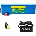 BDBLFLTZ 48V 30Ah Ebike Battery for 1000W 750W 500W Electric Bicycle Scooter Motor, E-Bike Lithium-Ion Battery, Lectric Bike Battery Pack with 54.6V 2A Charger XT60