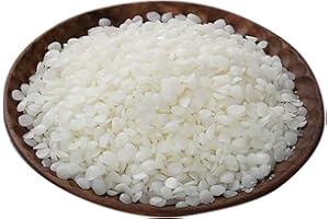 CoolCrafts Cera de Abeja Blanca Natural Cera de Abejas para Cosmetica, Velas, Cremas - 1 lb (450g)