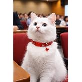 KEDİ BOYUN TASMASI ZİLLİ VE AYARLANABİLİR KIRMIZI