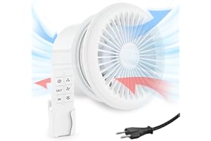 HG Power 100mm Abluftventilator 2 Richtungen Badlüfter mit Fernbedienung 3 Geschwindigkeiten Lüfter Leise mit Speicherfunktion für Bad Küche WC Garage Keller Auspuff und Einlass Belüftung