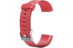 DEMIAWAKING Bracelet Rechange pour Montre Connectée Homme, Accessoire de Montre Bracelet, Remplacement Coloré pour Montre Intelligente ID115Plus HR 215mm/20mm