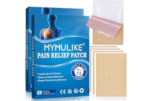 MYMULIKE Plastry łagodzące ból, 40 sztuk, plastry rozgrzewające