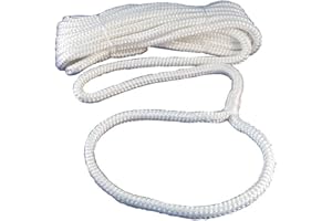 Osculati Cima con occhio 20 mm x 12 m Bianca (Mooring Line with Eye White 20 mm x 12 m)