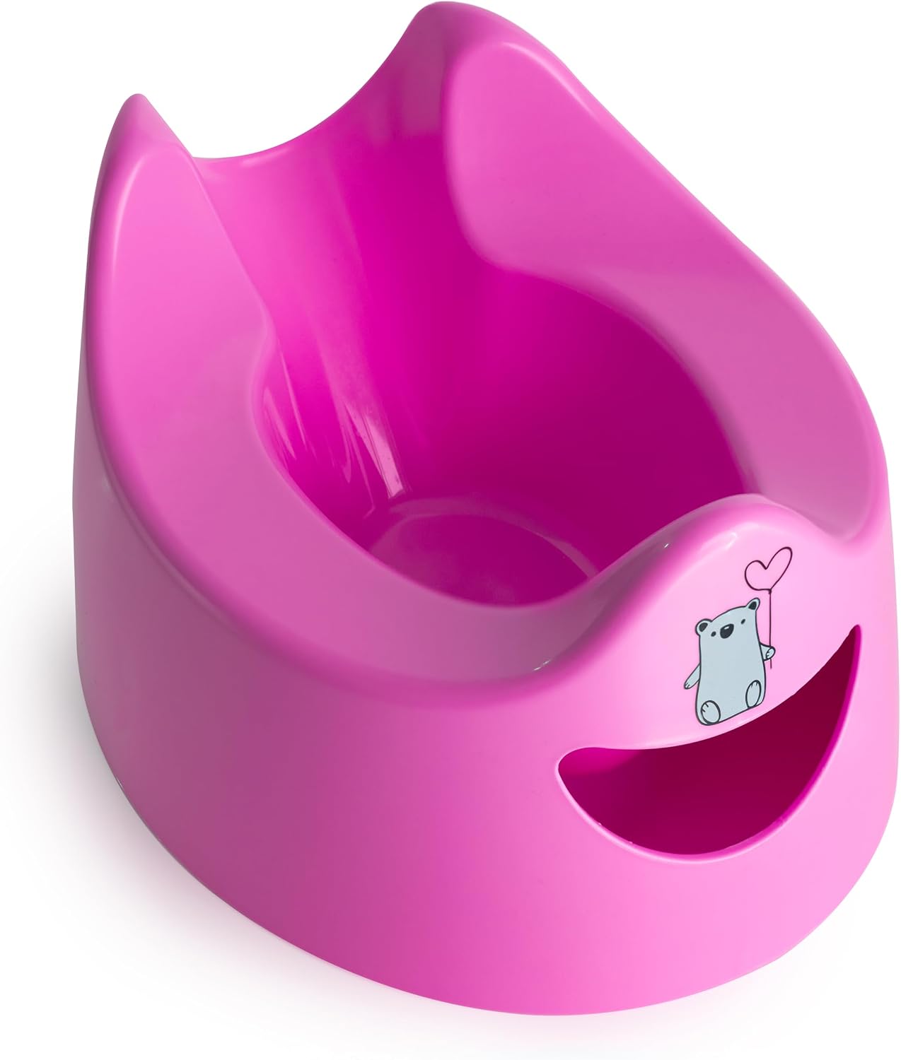 Toddler Essentials Easy Pour Potty - Dark Pink | Portable Potty Training Toilet Seat for Toddlers | Hygienic, Easy to Clean, and Travel-Friendly (Previously known as Pourty)
