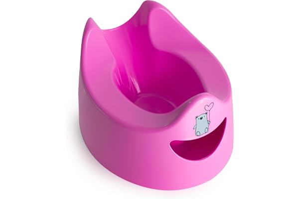 Toddler Essentials Easy Verser Potty – Siège de toilette portable pour tout-petits | Hygiénique, facile à nettoyer et facile à transporter (anciennement connu sous le nom de Pourty)