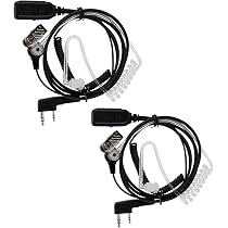 Retevis Laryngophone Oreillette Tube Acoustique Pour Talkie-Walkie RT24 RT27 Baofeng UV-5R Kenwood