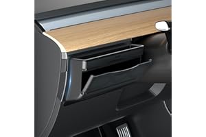 ‎TOPFIT Topfit Armaturenbrett Organisator für Tesla Model Y Model 3 Multifunktionale Aufbewahrungsbox Sonnenbrille Handyhalter Handschuhfach organisiertes Zubehör für Tesla Model Y / 3