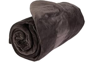 PetFusion Coperta per animali domestici di alta qualità, morbida coperta per cani e gatti, lavabile in lavatrice, colore: marrone, media (112 cm x 86 cm)