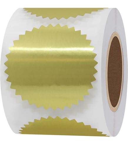 41mm Ondulé Bord, Perlescent Violet, Certificat GAUFRETTE Sceau D'entreprise étiquettes, Autocollants Pour Gaufrage, Prix & Récompenses