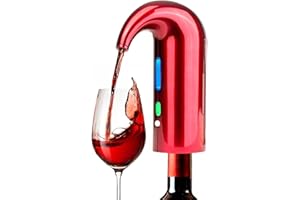BANGDILS Elettrico Decanter per vino rosso design magic decanter intelligente un pulsante aeratore per vino versatore rapido per BBQ famiglia festival vino accessori regalo