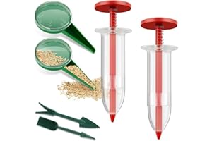 ARTGUTS Distributeur de Graines,6 Pcs Mini Semoir Semences,Semoir à Graines de Jardin Manuel,Nouveau Mini-semet,Outil de Semoir de Semis pour Petites Graines,Planter,Légumes,Fleurs