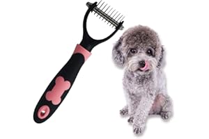 CHSG Spazzola per Cani e Gatti Sciogli Nodi, Rimuovere e Sbrogliare Nodi e Staccati Peli, dal Pelo Medio-Lungo, Pet Pettine per Lo, di Piccole e Grandi Dimensioni Cani e Gatti