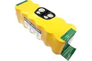 ZUIRUNDA 14.4V 4Ah NI-MH Batterie de Remplacement pour iRobot Roomba Series 500 600 700 800 R3 4419696 / Robot Aspirateur 450 581 605 621 700 785 880 80501,900 980 Batterie de Remplacement