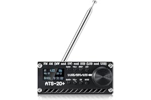 AURSINC Si4732 ATS-20+ Portable Shortwave Radio Receiver, FM AM (MW SW) LW SSB (LSB USB) Full Band Radio Receiver, Big Speaker & Best Reception