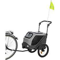 raiffeisen markt trixie fahrradanhänger Hunde-Fahrradanhänger reflektierend – bis 15 kg, 40 x 40 x 60 cm Kurze E-Bike Kurbel: Sinnvolles AirPods Variante - Farbe wählen:Einsitzer / Thule Chariot Sport 1 Mantis