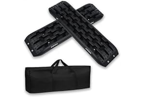 Froadp 2 pezzi di lamiere di sabbia per rimorchio, in plastica, per camper, per fuoristrada, per camion, colore nero