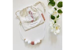 BABY SHELL Collar de portaje - Lactancia - Sweet Candy - Hecho a mano en Francia