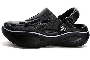 YUHITYGZGS Zuecos Sanitarios Mujer, Comodidad Transpirable Zuecos Feliz Caminar Hombre, Unisex Ocio Ligero Zuecos Enfermera Zapatos De Trabajo