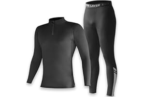 Penerl Skins for Boys Long Sleeve Top & Tights Football Compression Set | Kids Thermal Base Layer Set, Football Skins Boys Age 4-16