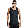 Jockey 9928 Men's Super Combed Cotton Rich Graphic Printed Low Neck Tank Top with Stay Fresh Treatment (Prints May Vary)