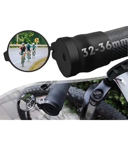 Specchietto Retrovisore Per Bici MiOYOOW - Girevole 360°, Universale - Foto 2