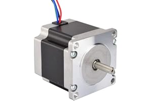 JoyNano Moteur pas à pas Nema 23 bipolaire 2.8A 1.26N.m Couple de serrage Corps biphasé 4 fils 1.8 Deg 56mm pour imprimante 3D ou machine CNC