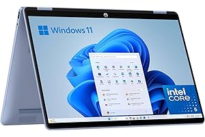 HP OmniBook 5 Flip 14-fp0009ns - Ordenador portátil táctil Convertible de 14" 2K Intel Core i5-1334U, 16GB RAM, 512GB SSD, Intel Iris Xe Graphics, Windows 11 Home Silver - Teclado QWERTY Español