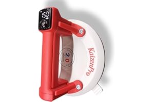 2.0 OUTILLAGE CARRELEUR ARTISAN FRANÇAIS Ventouse Numérique Électrique Professionnelle – Ø 20 cm – 150 kg – Pour Carrelage, Verre, Marbre, Grès Cérame – Recharge USB – Affichage Batterie – Artisan Testé – Blanche