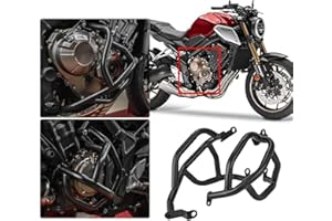 Lorababer per H.onda CB650R 2019-2023 Nero Engine Highway Crash Bar Protezione paraurti Sinistra Destra compatibile con H.onda CB 650R CB 650 R 2019 2020 2021 2022 2023