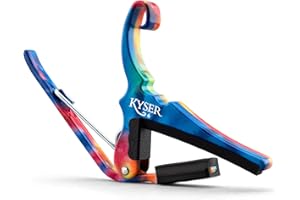 Kyser Quick-Change Capo for 6-string acoustic guitars, Tie-Dye, KG6TD