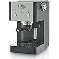 Gaggia RI8425/11 GranGaggia Deluxe - Macchina Manuale per il Caffè Espresso, per Macinato e Cialde, 15 bar, 1L, Acciaio Inox,
