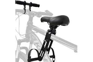 Taloit Selotrot Siège de vélo pour enfant à fixer sur le devant -amovible - Noir