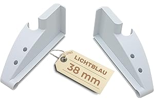 Lichtblau Juego de paneles laterales portabotellas 38 mm derecho 7433698 + izquierdo 7436004 I Liebherr recambios frigoríficos para accesorios portabotellas 7426772 7426774 7426776 7426778