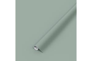 d-c-fix vinilo adhesivo muebles verde salvia unicolor mate autoadhesivo impermeable decorativo para cocina, armario, puerta, mesa papel pintado forrar rollo láminas 45 cm x 2 m