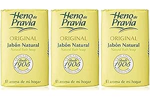 HENO DE PRAVIA, Lot de 3 Savons pour les mains 3X115 g