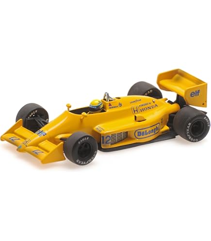 Miniature Minichamps 1/18 - Lotus Honda 99T Ayrton Senna, 1ère Victoire Monaco GP