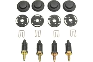 MAGIDEAL 8 Pieza 2.0 Hdi Cubierta de Motor Perno Capó Clip Para Citroen Peugeot 307 406